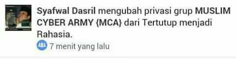 MCA Privasi