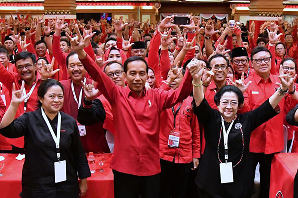 Elektabilitas Jokowi dan PDIP