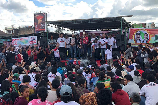 Djarot Rapat AKbar Saribudolok Simalungun