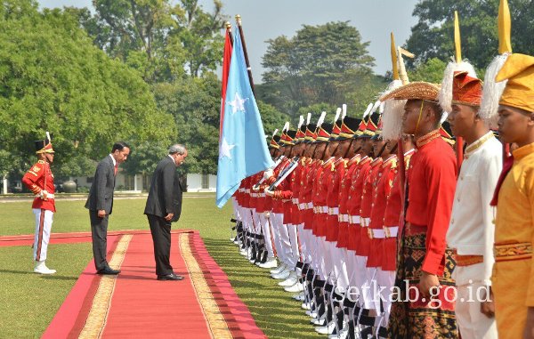 Presiden Jokowi dan Presiden Mikronesia