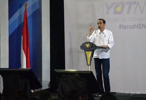 Jokowi bercerita saat dirinya bertemu Jess No Limit