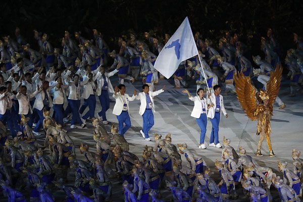 Kontingen Korea Bersatu di Asian Games 2018