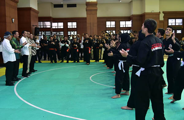 Presiden Tinjau Persiapan Atlet Pencak Silat Menjelang Asian Games 2018