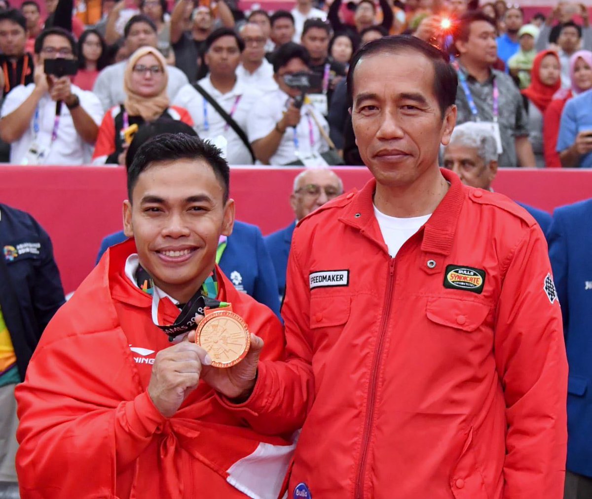 Eko Yuli Irawan dan Joko Widodo