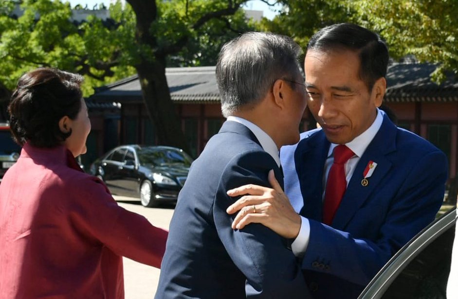 Jokowi dan Moon Jae in saksikan penandatanganan enam nota kesepahaman