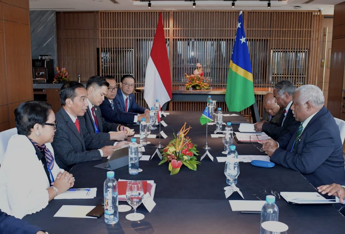 Pertemuan Bilateral Indonesia dan Kepulauan Solomon