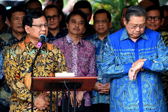 Ketum Demokrat SBY dan Gerindra